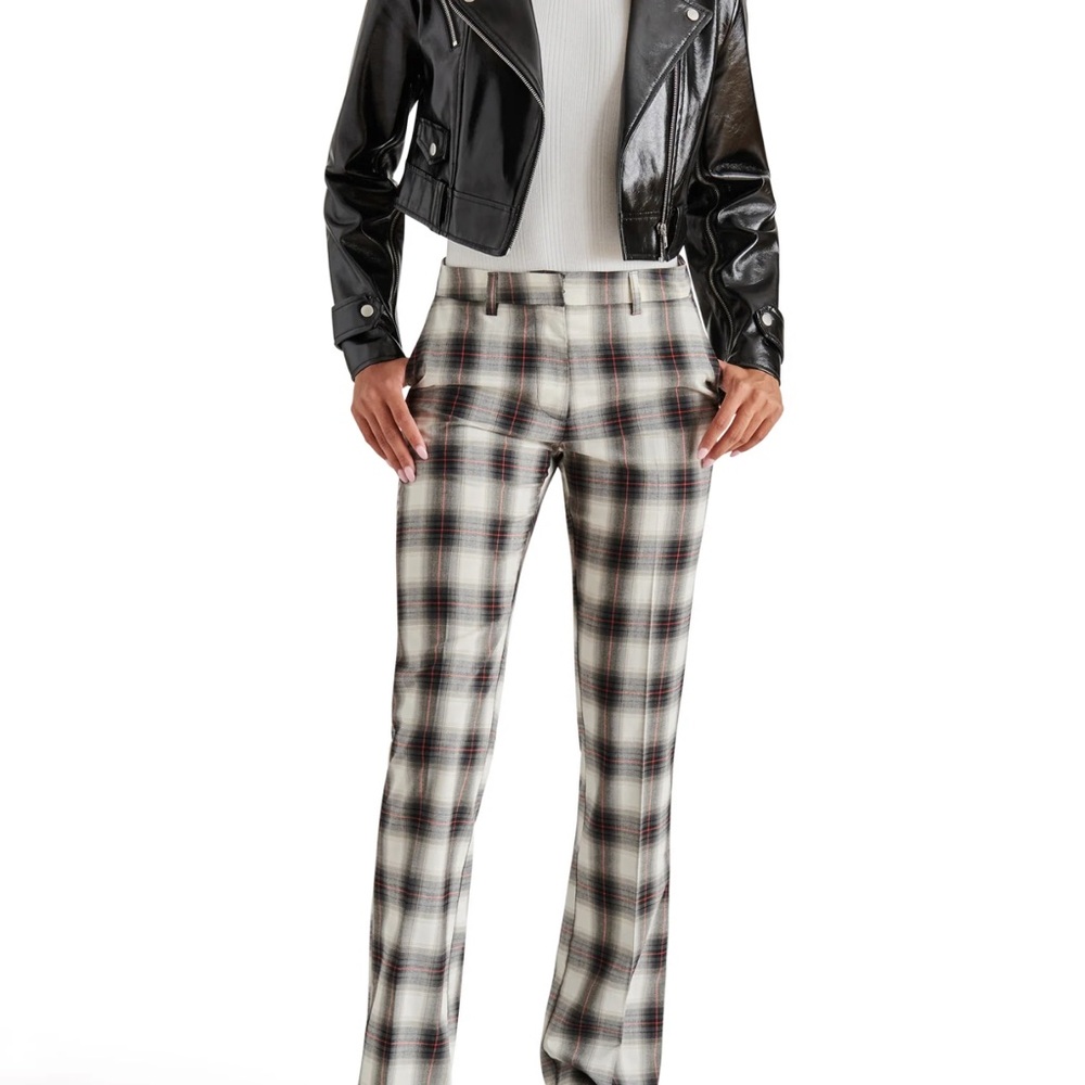 Steve Madden Waverly Plaid Pants Large NWT
